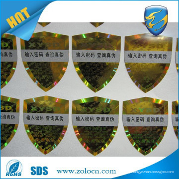 Make hologram sticker/scratch off hologram sticker/3D holograms